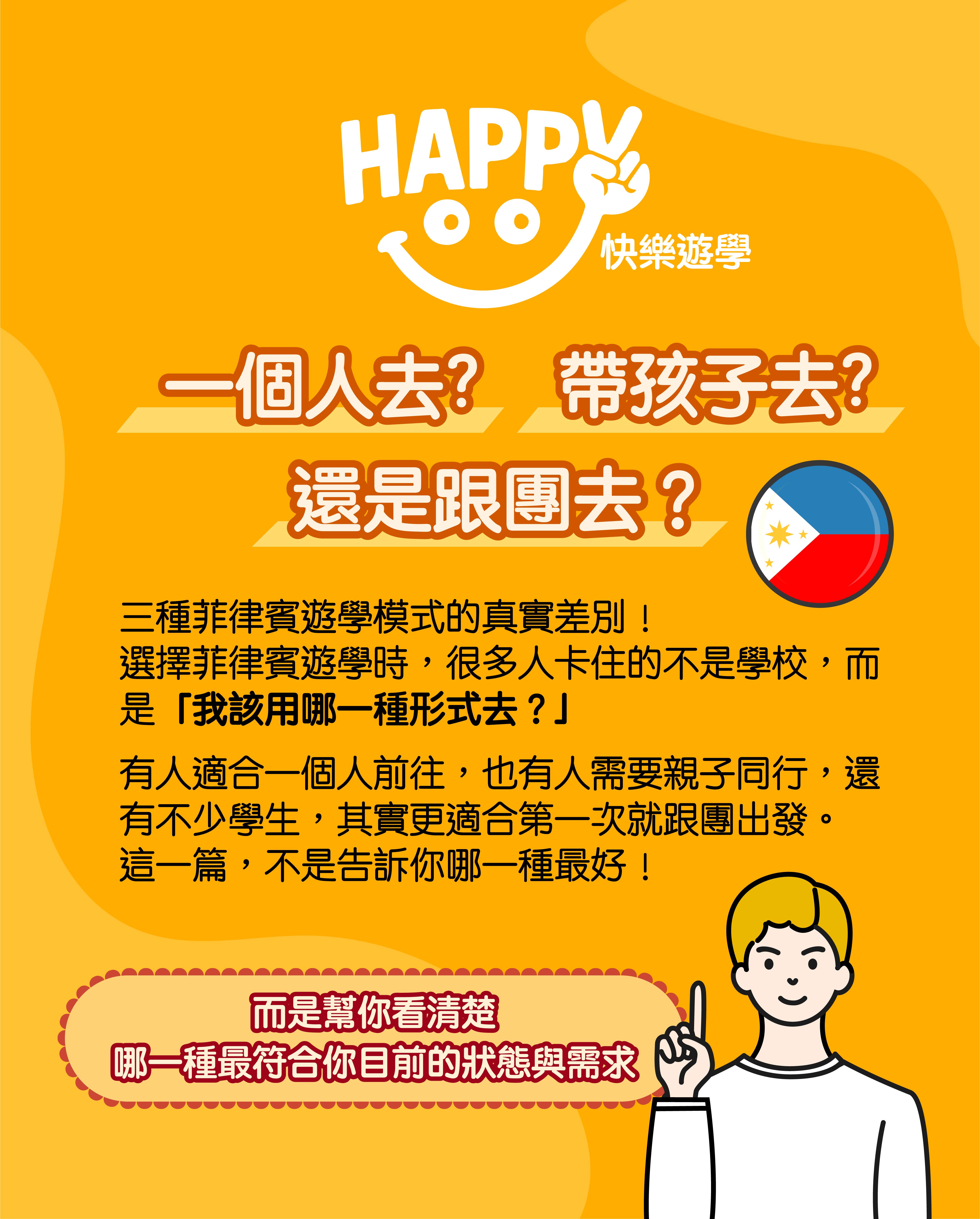 怎麼選擇，遊學形式。(菲律賓遊學大整理 12篇之5)